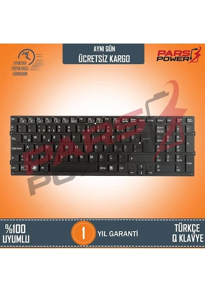 Sony Uyumlu Vaio Vpccb2S1E Notebook Klavye (Siyah Tr)