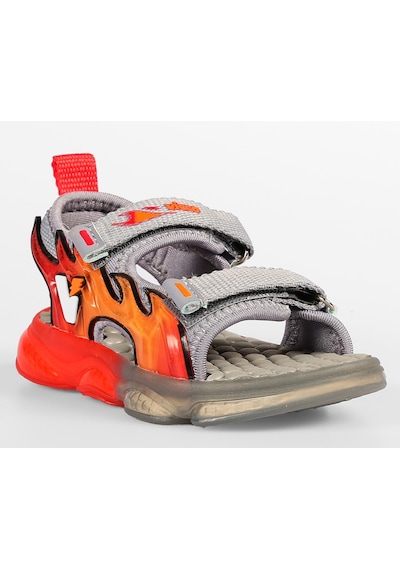 Vicco Jack Ortopedik Işıklı Çocuk Sandalet Gri