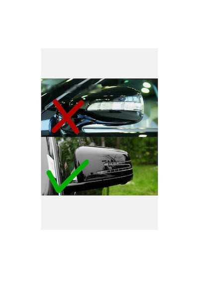 Mercedes A Serisi W176 Uyumlu Yarasa Ayna Kapağı Pianoblack İthal Abs Plastik A+ Kalite