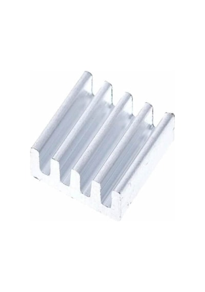 3 Adet Aluminyum Metal Soğutucu Blok Raspberry Pi Termal Etiket Gümüş Renk Radyatör Amfi Led En Standart