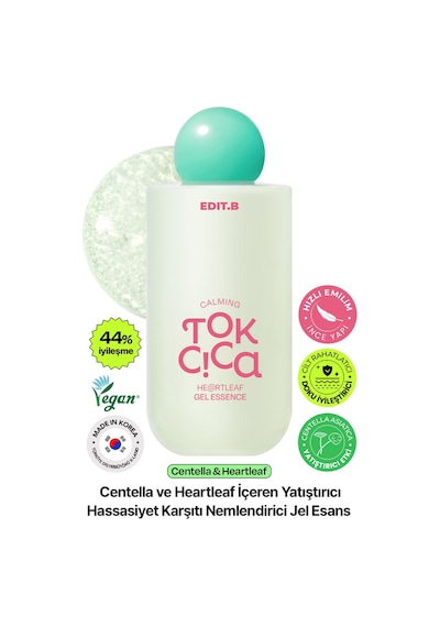 Edıtb Centella Ve Heartlef Içeren Yatıştırıcı Hassasiyet Karşıtı Edıt.b Nemlendirici Jel Esans 200ml