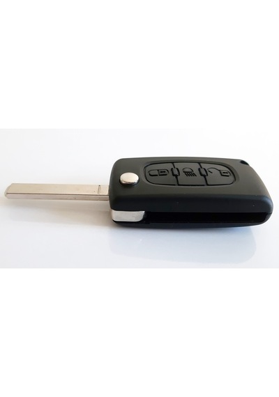 Citroen 3 Butonlu Sustali Kumanda Kabi Pil Yataksiz Logolu 406437208