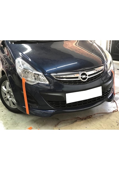 Opel Corsa D Steinmetz Ön Ek Karlık Abs Plastik Mat Siyah 2011 2012 2013 2014 Makyajlı Kasa Karlık+bodykit+ek