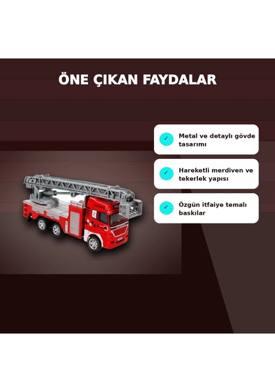 11,5 Cm Die-cast Metal Model Araç - Eco Lounge Serisi - İtfaiye, Tanker Veya Kurtarıcı Seçeneği