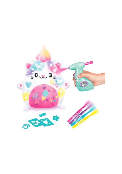 45574 Sun-cnl-hobi Set Aırbrush Peluş Kawaıı Kıtty