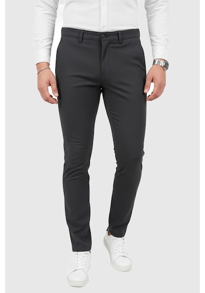 Rizzup Erkek Füme Modern Fit Likralı Kumaş Pantolon Günlük & Ofis Kullanımı 2602020