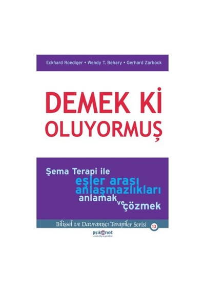 Demek Ki Oluyormuş - Wendy T. Behary -  Gerhard Zarbock - Psikonet