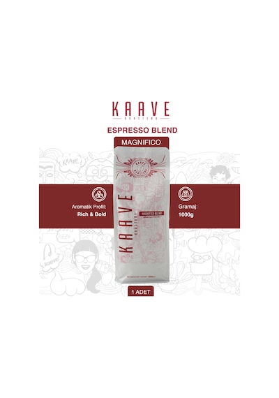 Magnifico Blend Espresso Çekirdek Kahve 1.000 Gr Çekirdek Kahve