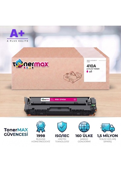 Hp 410a Cf413a Kırmızı Uyumlu Toner A Plus / Color Laserjet Pro M452 / M477 / M377