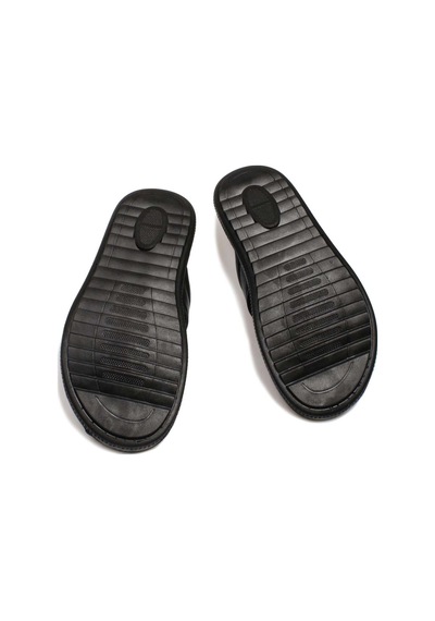 Fast Step Hakiki Deri Erkek Düz Terlik 018mag-316 001