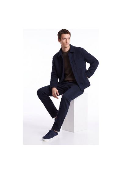Fabrika Lacivert Erkek Slim Fit Mont F6wm-mnt 2111 Lacivert Melanj