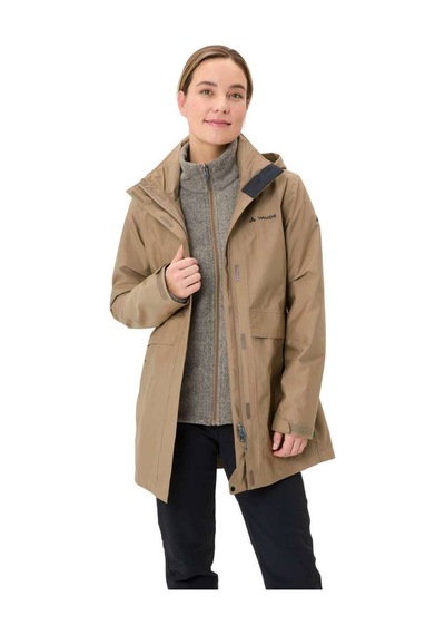 Vaude Idris Iv 3in1 Kadın Parka 47967 Oat