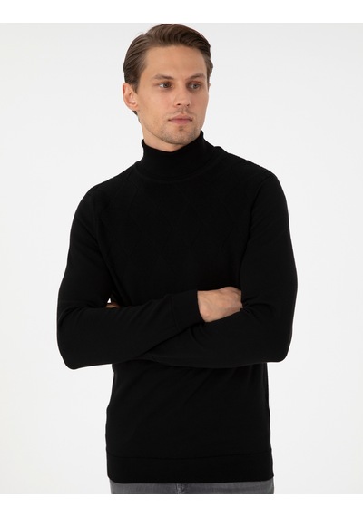 Pierre Cardin Erkek Siyah Kazak /triko 50300507-vr046 Siyah