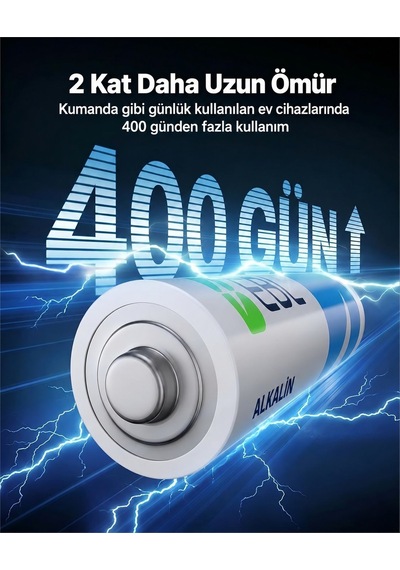 Ebl Aaa Pil 24 Lü Paket, 1,5v Alkalin İnce Kalem Pil
