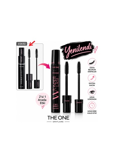 Wonder Lash 2 İn 1 Effect Mascara Yenilendi Siyah Diğer