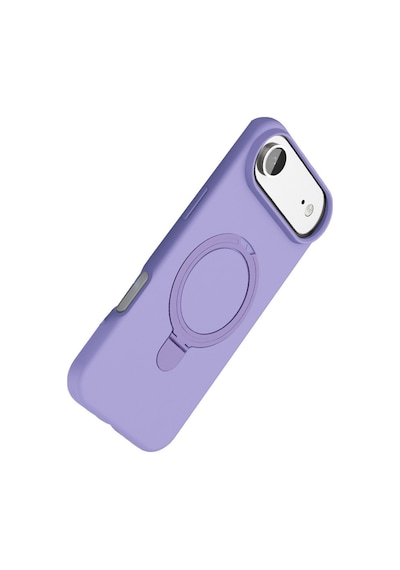Apple iPhone Uyumlu 17 Air Regal Magsafe Standlı Kapak - Lila Bz8683140890827