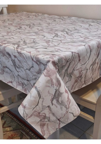 Elyaflı Pvc Masa Örtüsü Modern, Dayanıklı, Silinebilir Ve Şık Görünüm Fnt1280 Pembe