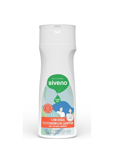 Siveno %100 Doğal Fitokompleks Şampuan 7 Değerli Bitki Yoğun Saç Dökülme Karşıtı Besleyici Dolgunlaştırıcı 300 ML