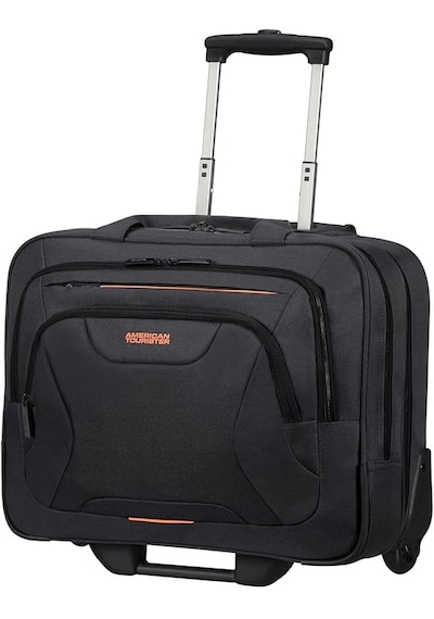Samsonite American Tourister At Work-rollıng Tote Valiz Siyah - Turuncu