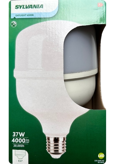 Sylvania 37w 6500k Beyaz Işık E27 Duylu Kalın Duy Torch Led Ampul