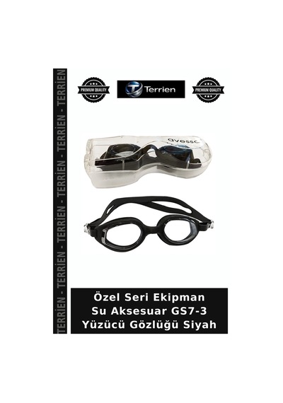 Özel Seri Ekipman Su Aksesuar Gs7-3 Yüzücü Gözlüğü Siyah
