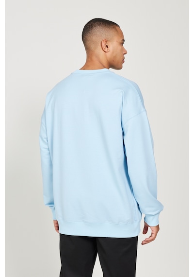 AC&Co / Altınyıldız Classics Erkek Mavı Oversize Bol Kesim Bisiklet Yaka Pamuklu Sweatshirt Mavi AC&Co / Altınyıldız Classics Erkek Mavı Oversize Bol Kesim Bisiklet Yaka Pamuklu Sweatshirt Mavi