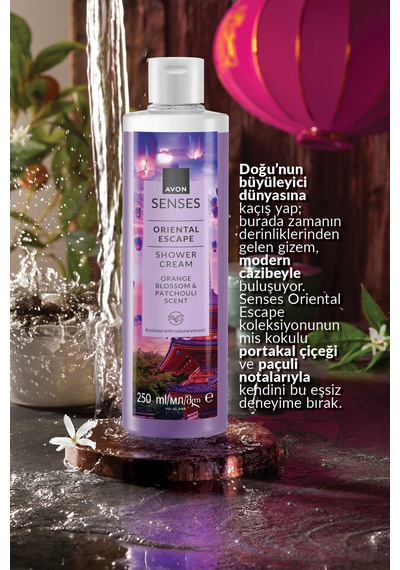 Senses Oriental Escape Portakal Çiçeği Ve Paçuli Kokulu Duş Jeli 250ml Fresh
