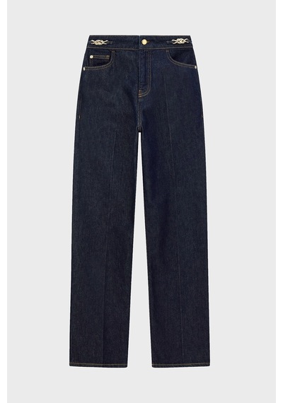 Emporio Armani Pamuklu Yüksel Bel Düz Paça Jeans Kadın Kot Pantolon Ew003498 Af18421 Mb001 Lacivert Emporio Armani Pamuklu Yüksel Bel Düz Paça Jeans Kadın Kot Pantolon Ew003498 Af18421 Mb001 Lacivert