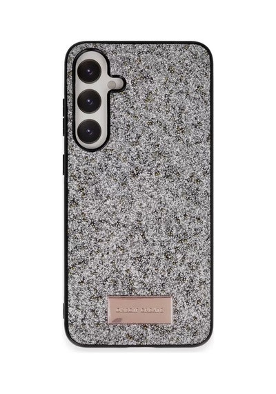 Onegif Samsung Galaxy A55 5g Bright Simli Kapak - Gümüş