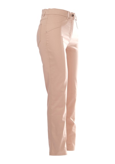 Seleste Minimalist Yüksek Bel Kadın Pantolon - Regular Fit - Günlük & Ofis Bej