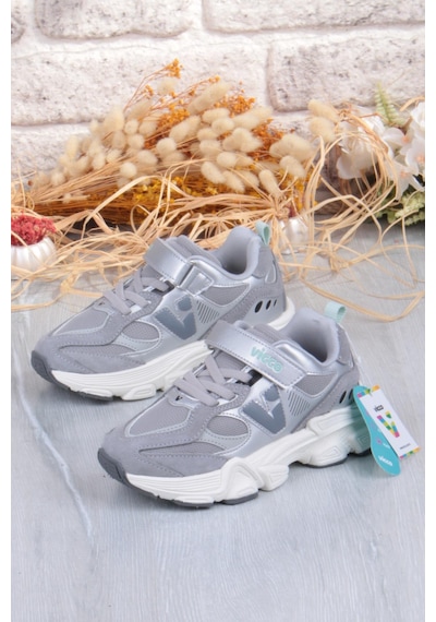 Vicco 346.f25k.200 Wild Gri Sneaker Kız Çocuk Ayakkabı Gri