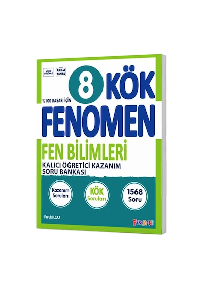 Fenomen 2025-2026 Müfredat Lgs 8 Sınıf Sayısal Dersler B Seti