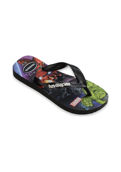 Havaianas 4148300 Kids Top Marvel Ii Parmak Arası Siyah Erkek Çocuk Terlik Siyah