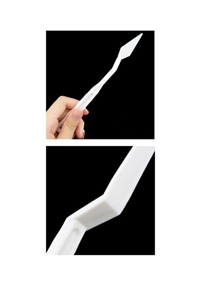 Artlantis Plastik Palet Bıçağı 5 Li Set, Esnek Plastik Spatül 2 Paket