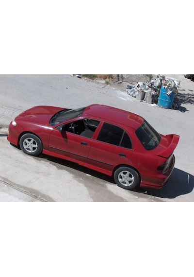 hyundai accent yan marşpiyel takımı  (PLASTİK PARLAK SİYAH)