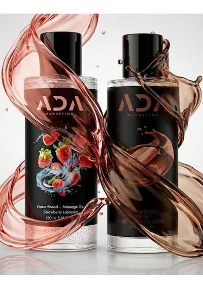 Yenilebilir Kayganlaştırıcı Jel 150 Ml Çilek Çikolata Aromalı 2li Set Anal Uyumlu