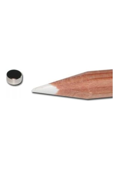 Dünya Magnet 100 Adet - Yuvarlak Neodyum Mıknatıs, 3x1,5 Mm, Güçlü Magnet, N35 Kalite