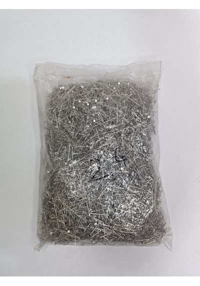 Nikel Kaplama Düz Takı Çivisi 1kg 24mm