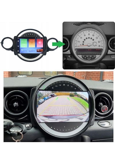 Mini Cooper Android Multimedya Sistemi 4-64 Cadence 2007-2011 +360 Kamera 9"