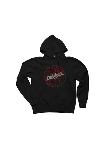 Dokken Breaking The Chains Siyah Kapşonlu Sweatshirt Hoodie Siyah