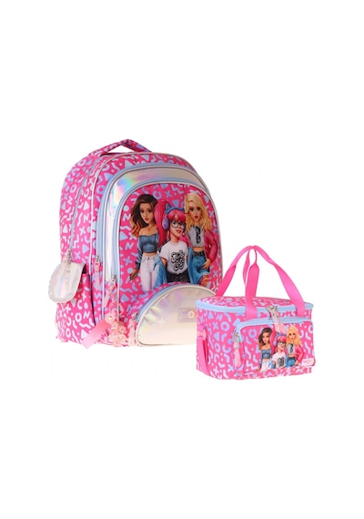 Wow Generation Girl Friends İkili Okul Çanta Seti - Kırmızı Girl Friends Baskılı Kız Çocuk Setwg-w6059b