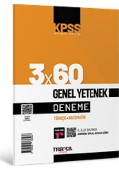KPSS Genel Yetenek 3x60 Deneme- Marka Yayınları