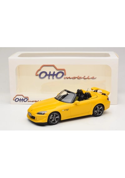 1:18 Ölçek Otto 2007 Honda S2000 Cr New Indy Yellow Resin Kapalı Minyatür Model Araba 25cm