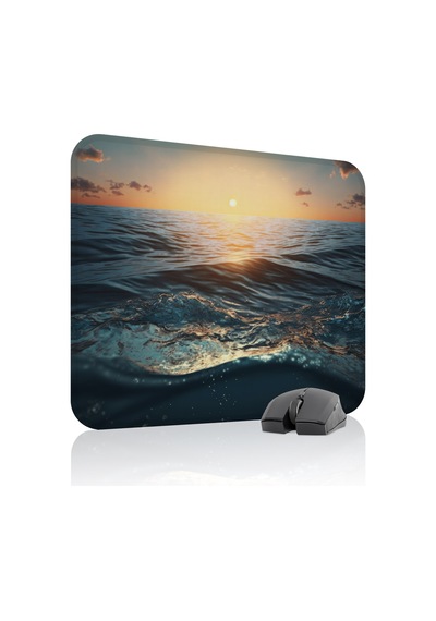 Okyanus Kaymaz Dikişli Kauçuk Oyuncu Mousepad V1 - 48x40 Xl Gaming Mouse Pad Fare Altlığı