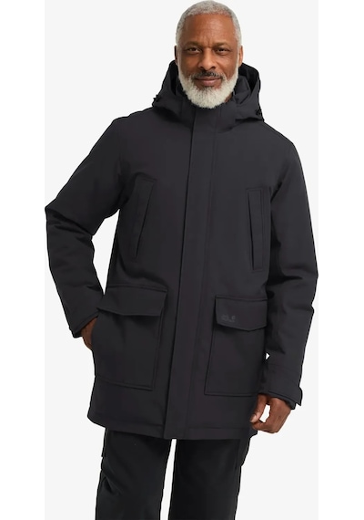 Jack Wolfskin Jack Wolfskın Canyon Shıeld Parka M Erkek Black Outdoor Ceketi A65119-6000 Siyah