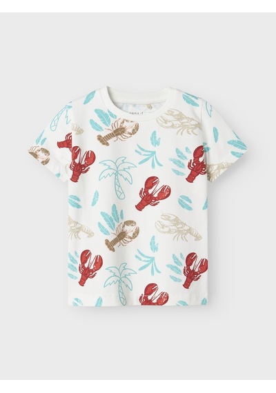 Name It Nmmfelen Ss Top Erkek Çocuk T-shirt 13241293 Cloud Dancer