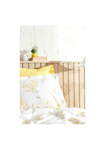 Karaca Home Loretta %100 Pamuk Tek Kişilik Nevresim Takımı Sarı Pp 200.22.08.0060