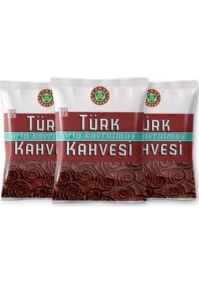Kahve Dünyası Orta Kavrulmuş Türk Kahvesi 100 G 3 Adet 10969954