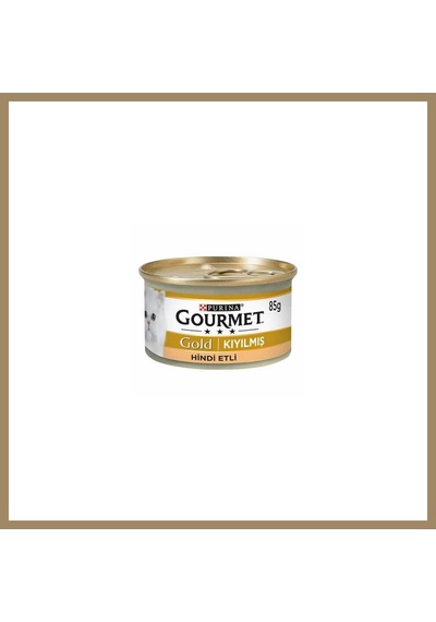 Gourmet Kıyılmış Hindi Etli Yetişkin Kedi Konservesi 24 Adet 85 Gr 22