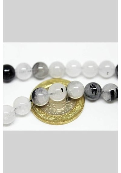 Rutil Kuvars Taşı 8Mm/4 Adet